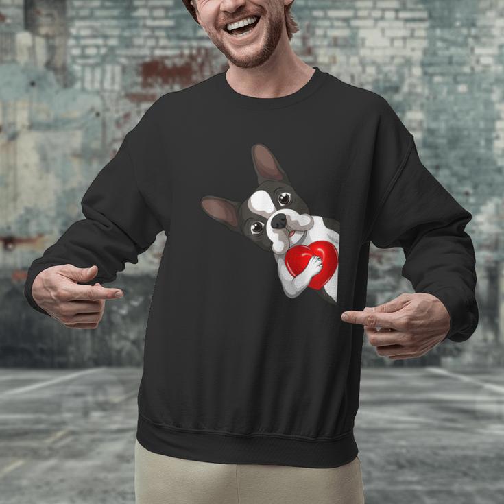 Boston Terrier Bostie Dog Kids Women Girls Men Graphic Sweatshirt, gift for family, gift for coworker