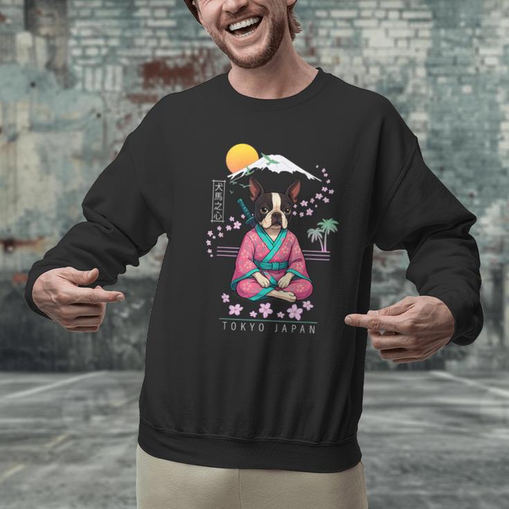 Boston Terrier Boston Bull Terrier Men Graphic Sweatshirt, gift for family, gift for coworker