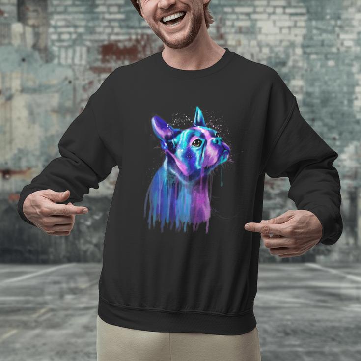 Boston Terrier Dog For a Boston Terrier Mom Men Graphic Sweatshirt, Boston Terrier Mom Sweatshirts, gift for family, gift for coworker