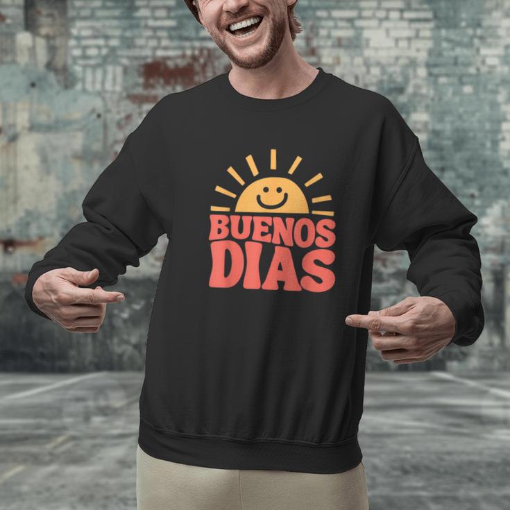Buenos Dias Spanish Teacher Appreciation Back To School Men Graphic Sweatshirt, gift for family, gift for coworker Buenos Dias Spanish Teacher Appreciation Back To School Men Graphic Sweatshirt, gift for family, gift for coworker