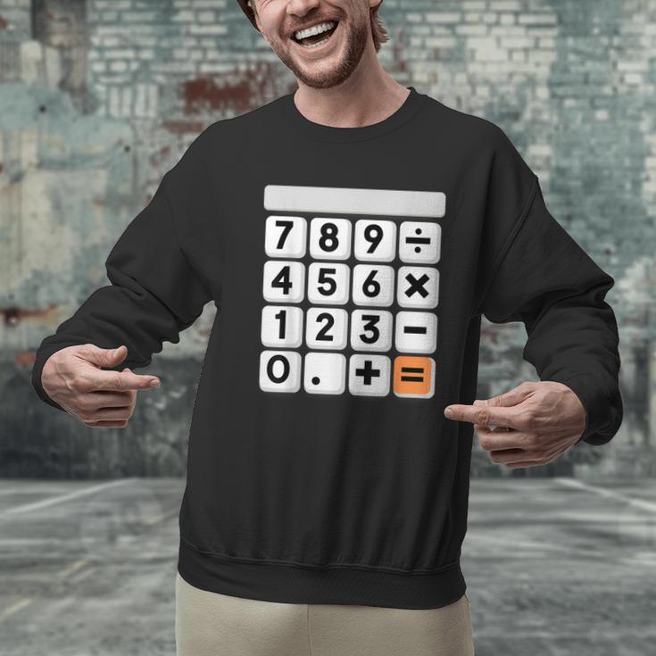 Calculator Easy Halloween Costume For Math Teacher Men Graphic Sweatshirt, gift for family, gift for coworker