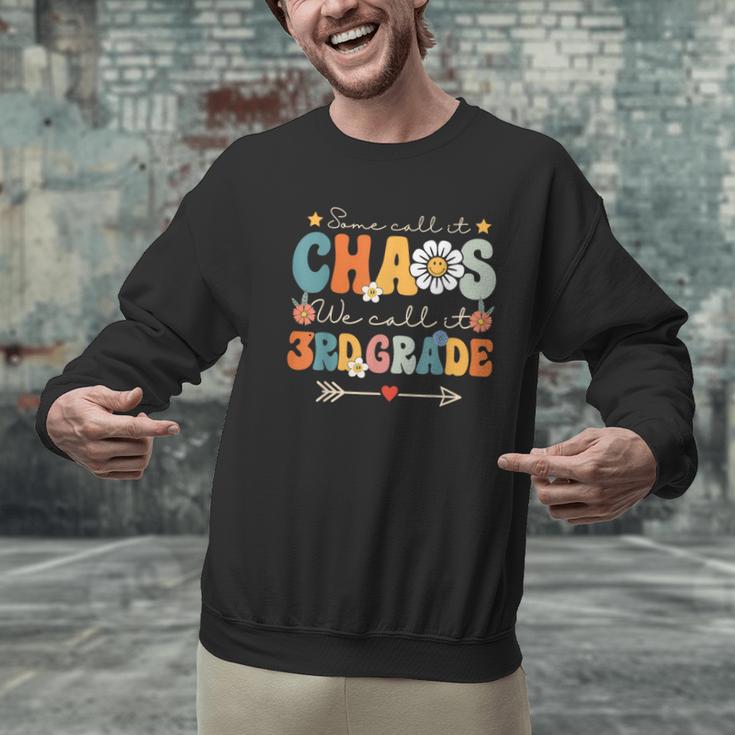 Some Call It Chaos We Call It 3rd Grade Third Grade Teachers Men Women Kids Men Graphic Sweatshirt, gift for family, gift for coworker Some Call It Chaos We Call It 3rd Grade Third Grade Teachers Men Women Kids Men Graphic Sweatshirt, gift for family, gift for coworker