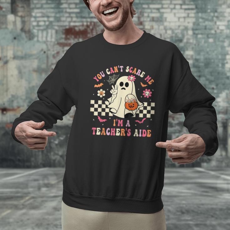 You Can't Scare Me I'm A School Teacher's Aide Halloween Men Graphic Sweatshirt, gift for family, gift for coworker You Can't Scare Me I'm A School Teacher's Aide Halloween Men Graphic Sweatshirt, gift for family, gift for coworker