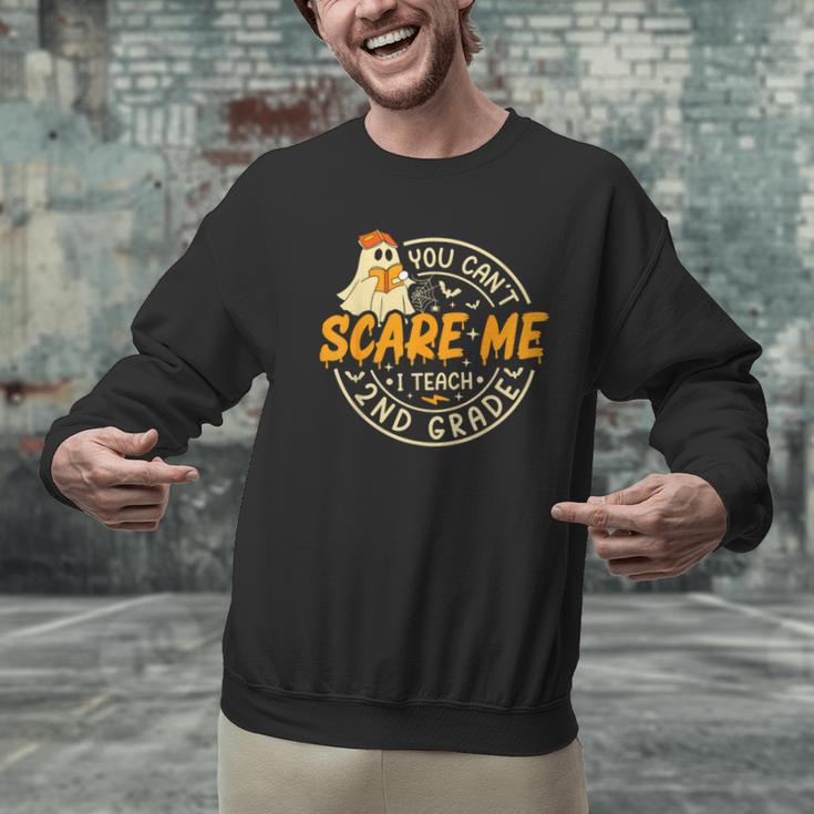 You Can't Scare Me I Teach 2nd Grade Teacher Halloween Ghost Men Graphic Sweatshirt, 2nd Grade Teacher Sweatshirts, gift for family, gift for coworker You Can't Scare Me I Teach 2nd Grade Teacher Halloween Ghost Men Graphic Sweatshirt, 2nd Grade Teacher Sweatshirts, gift for family, gift for coworker