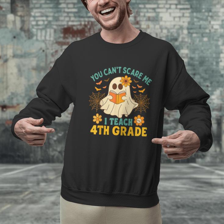 You Can't Scare Me I Teach 4th Grade Halloween Teacher Ghost Men Graphic Sweatshirt, 4th Grade Teacher Sweatshirts, gift for family, gift for coworker You Can't Scare Me I Teach 4th Grade Halloween Teacher Ghost Men Graphic Sweatshirt, 4th Grade Teacher Sweatshirts, gift for family, gift for coworker
