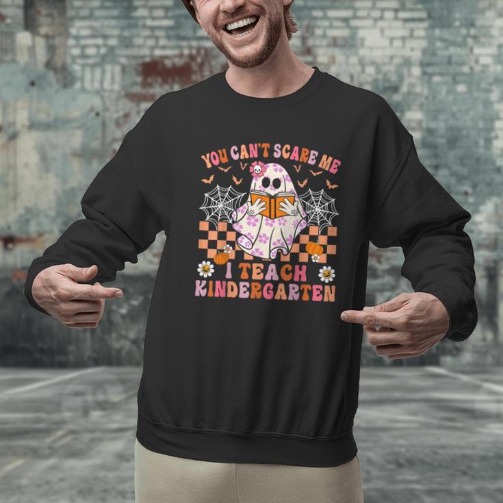 You Cant Scare Me I Teach Kindergarten Teacher Halloween Men Graphic Sweatshirt, gift for family, gift for coworker