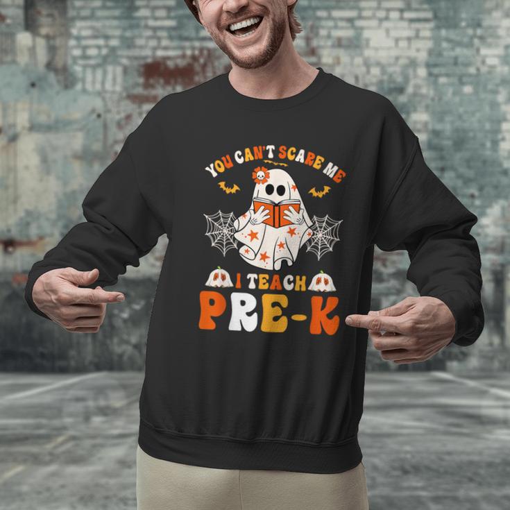 You Cant Scare Me I Teach Pre-K Teacher Halloween Men Graphic Sweatshirt, gift for family, gift for coworker You Cant Scare Me I Teach Pre-K Teacher Halloween Men Graphic Sweatshirt, gift for family, gift for coworker