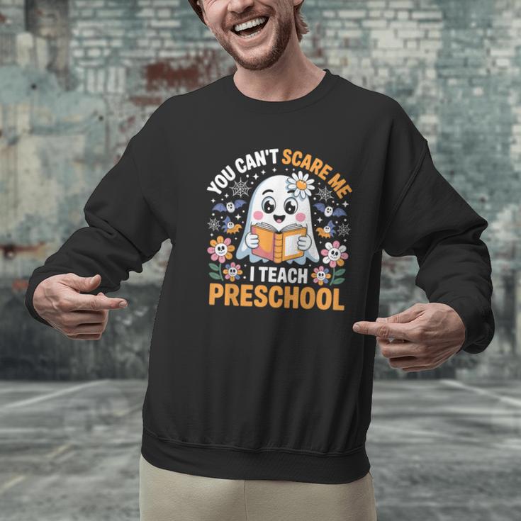 You Can't Scare Me I Teach Preschool Teacher Halloween Men Graphic Sweatshirt, gift for family, gift for coworker You Can't Scare Me I Teach Preschool Teacher Halloween Men Graphic Sweatshirt, gift for family, gift for coworker