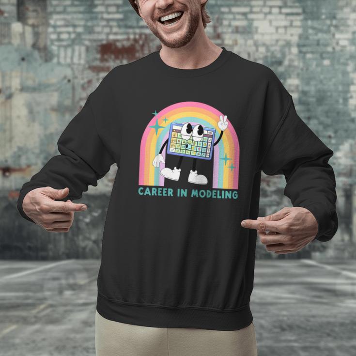 Career In Modeling AAC Teacher SLP SPED Communication Autism Men Graphic Sweatshirt, gift for family, gift for coworker Career In Modeling AAC Teacher SLP SPED Communication Autism Men Graphic Sweatshirt, gift for family, gift for coworker