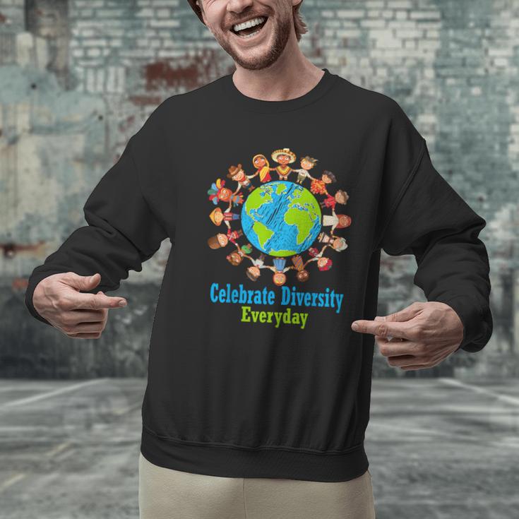 Celebrate Diversity Everyday Teachers & School Student Gift Men Graphic Sweatshirt, gift for family, gift for coworker Celebrate Diversity Everyday Teachers & School Student Gift Men Graphic Sweatshirt, gift for family, gift for coworker