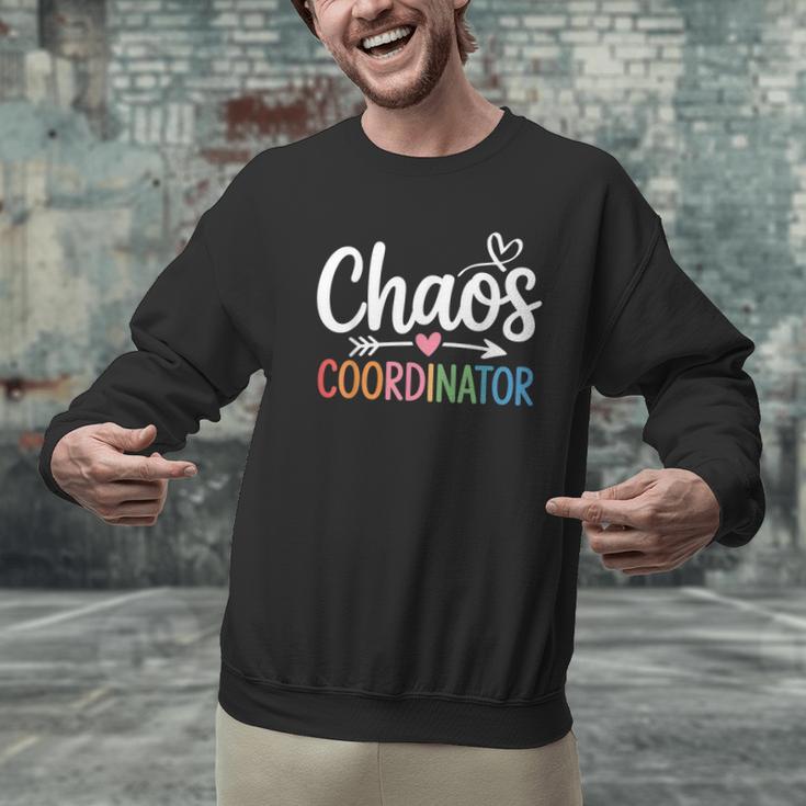 Chaos Coordinator Teacher Student Back To School 2025 Men Graphic Sweatshirt, gift for family, gift for coworker Chaos Coordinator Teacher Student Back To School 2025 Men Graphic Sweatshirt, gift for family, gift for coworker