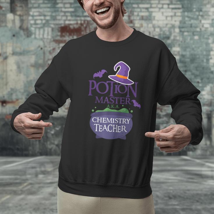 Chemistry Teacher Halloween Shirt School POTION MASTER Men Graphic Sweatshirt, gift for family, gift for coworker