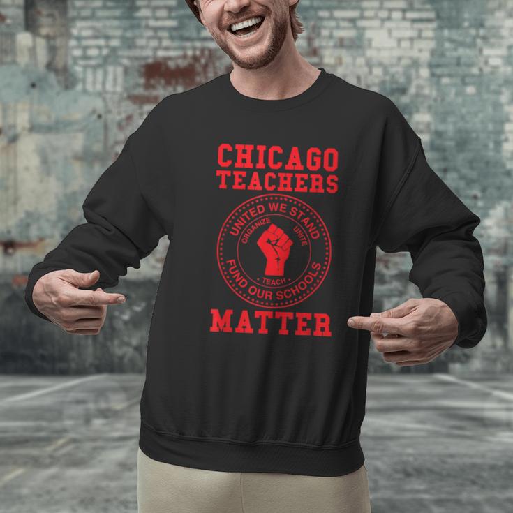 Chicago Teachers Matter Support Union Education Red For Ed Men Graphic Sweatshirt, gift for family, gift for coworker Chicago Teachers Matter Support Union Education Red For Ed Men Graphic Sweatshirt, gift for family, gift for coworker