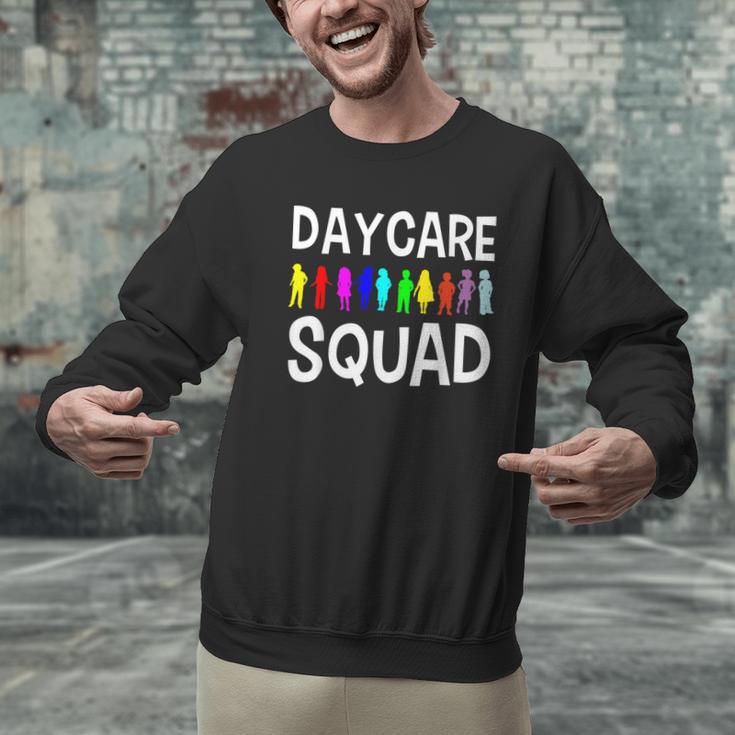 Childcare Daycare Squad Daycare Teacher Men Women Men Graphic Sweatshirt, gift for family, gift for coworker