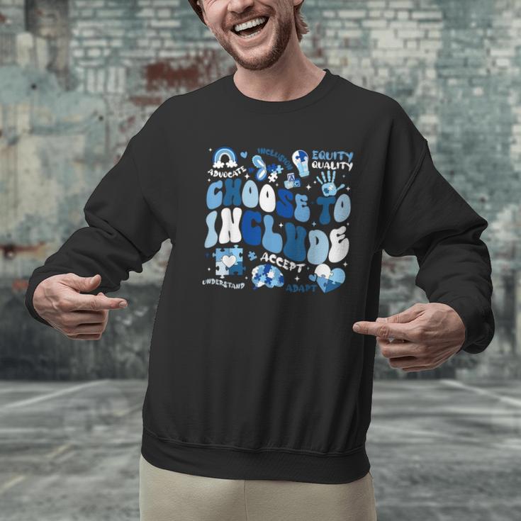 Choose To Include Inclusion Matters Autism Awareness Teacher Men Graphic Sweatshirt, gift for family, gift for coworker Choose To Include Inclusion Matters Autism Awareness Teacher Men Graphic Sweatshirt, gift for family, gift for coworker