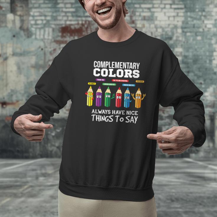 Complementary Colors Pun Artist Art Teacher T-Shirt Men Graphic Sweatshirt, gift for family, gift for coworker Complementary Colors Pun Artist Art Teacher T-Shirt Men Graphic Sweatshirt, gift for family, gift for coworker