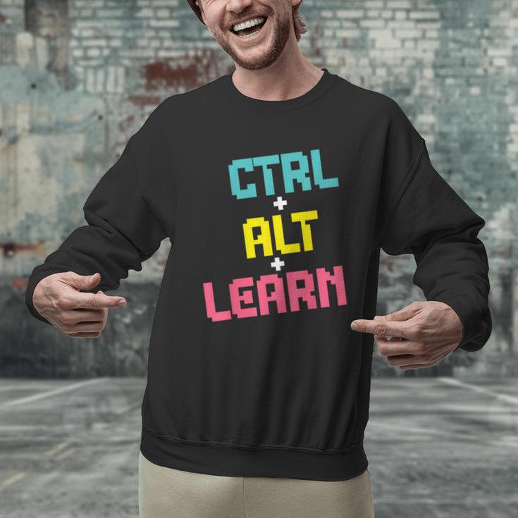 Computer Teacher Back To School Kids Ctrl Alt Learn Men Graphic Sweatshirt, gift for family, gift for coworker Computer Teacher Back To School Kids Ctrl Alt Learn Men Graphic Sweatshirt, gift for family, gift for coworker