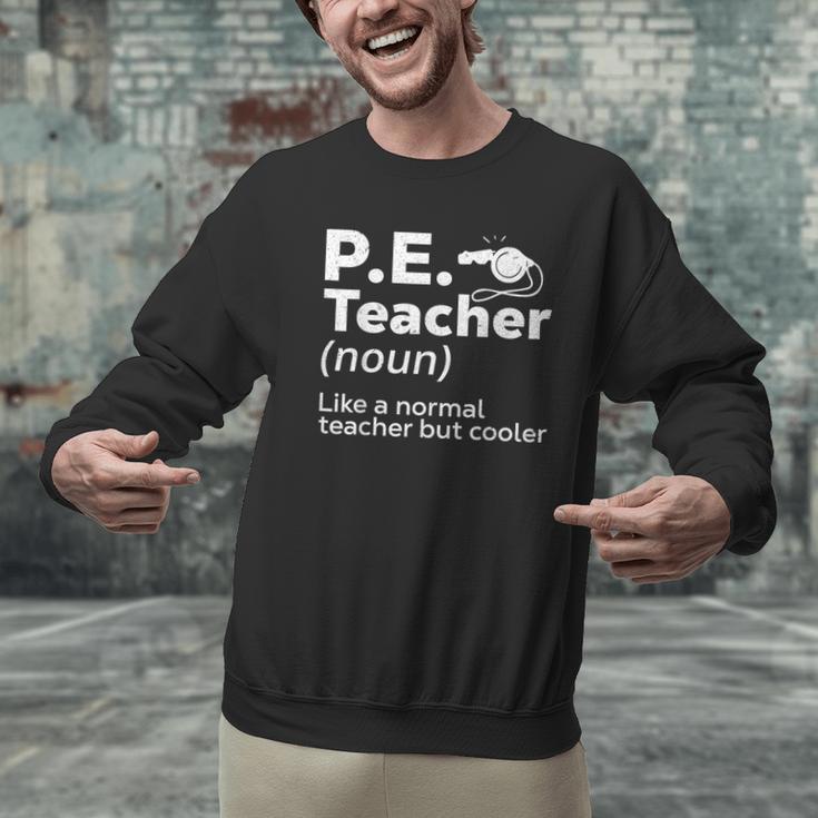 Cool PE Teacher Art For Men Women Physical Education Teacher Men Graphic Sweatshirt, Pe Teacher Sweatshirts, gift for family, gift for coworker