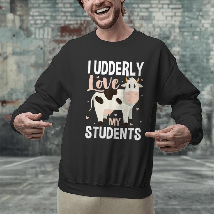 Cow Teacher Lover Men Graphic Sweatshirt, gift for family, gift for coworker Cow Teacher Lover Men Graphic Sweatshirt, gift for family, gift for coworker