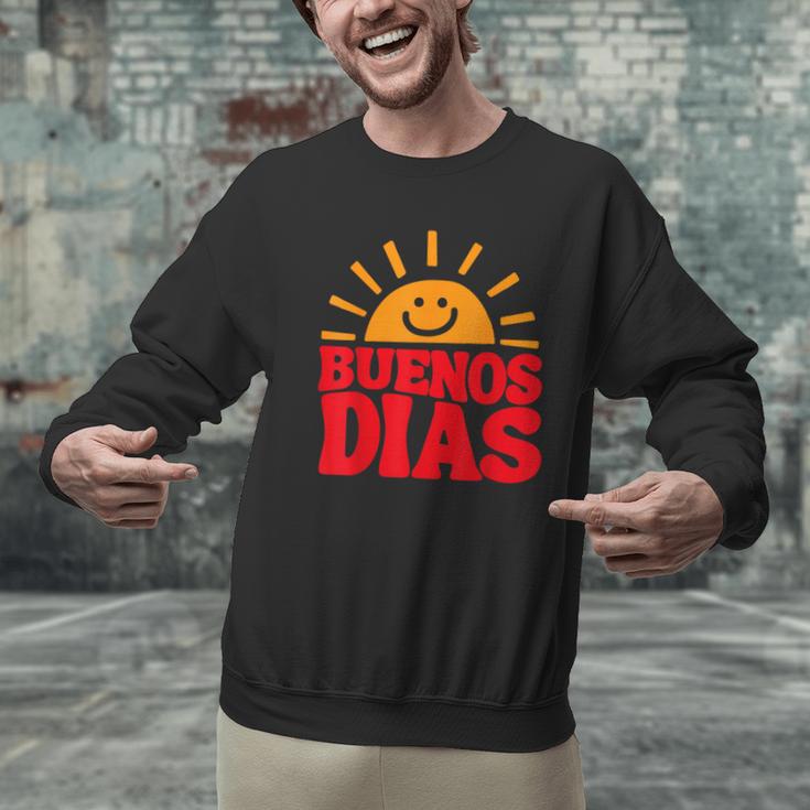 Cute Bilingual Spanish Teacher Buenos Dias Sunshine Men Graphic Sweatshirt, gift for family, gift for coworker Cute Bilingual Spanish Teacher Buenos Dias Sunshine Men Graphic Sweatshirt, gift for family, gift for coworker