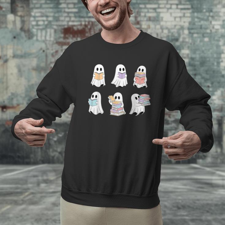 Cute Boo Ghost Reading Books Halloween Librarian Teacher Kid Men Graphic Sweatshirt, gift for family, gift for coworker Cute Boo Ghost Reading Books Halloween Librarian Teacher Kid Men Graphic Sweatshirt, gift for family, gift for coworker