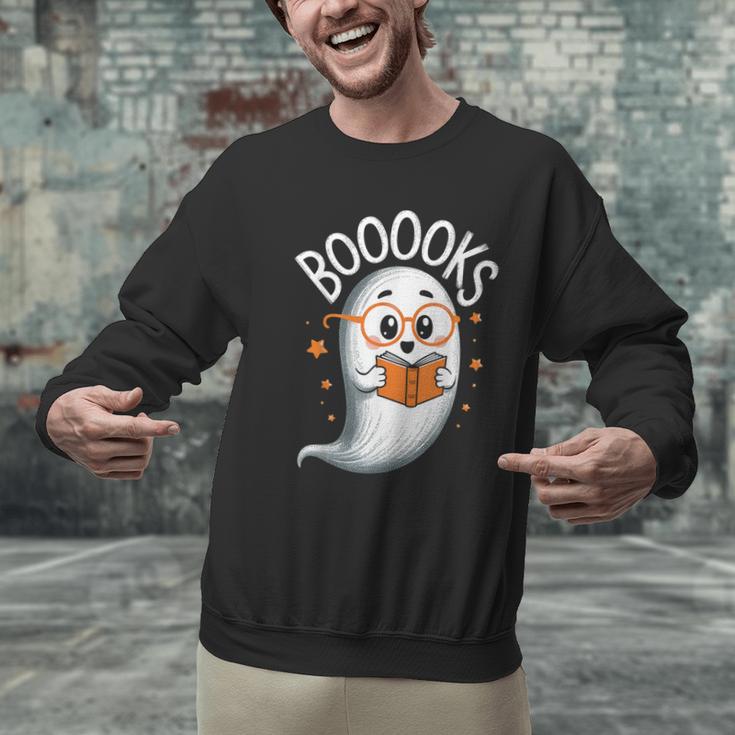 Cute Ghost Book Reading Halloween Teacher Men Graphic Sweatshirt, gift for family, gift for coworker Cute Ghost Book Reading Halloween Teacher Men Graphic Sweatshirt, gift for family, gift for coworker