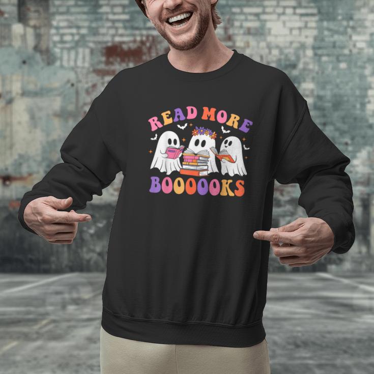 Cute Ghost Read More Books Lover Teacher Halloween Costume Men Graphic Sweatshirt, gift for family, gift for coworker Cute Ghost Read More Books Lover Teacher Halloween Costume Men Graphic Sweatshirt, gift for family, gift for coworker