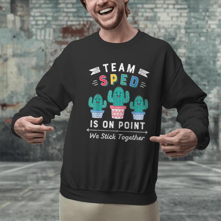 Cute SPED Teacher Special Education Cactus SPED Teacher Men Graphic Sweatshirt, gift for family, gift for coworker