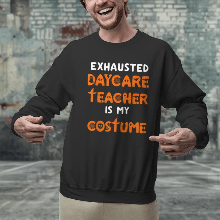 Daycare Teacher Halloween Costume Tired Day Care Shirt Men Graphic Sweatshirt, gift for family, gift for coworker Daycare Teacher Halloween Costume Tired Day Care Shirt Men Graphic Sweatshirt, gift for family, gift for coworker