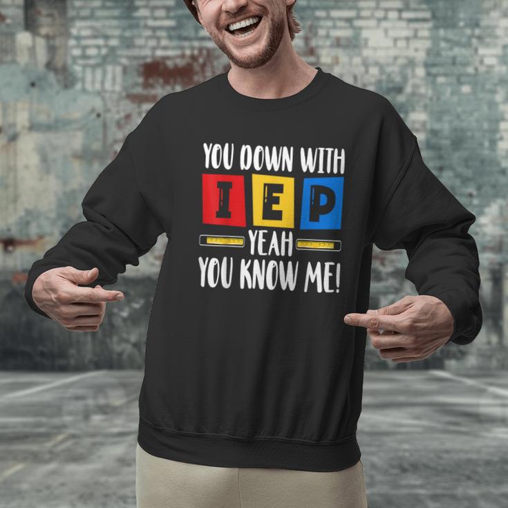 You Down With IEP Yeah You Know Me SPED Teacher Men Graphic Sweatshirt, gift for family, gift for coworker You Down With IEP Yeah You Know Me SPED Teacher Men Graphic Sweatshirt, gift for family, gift for coworker
