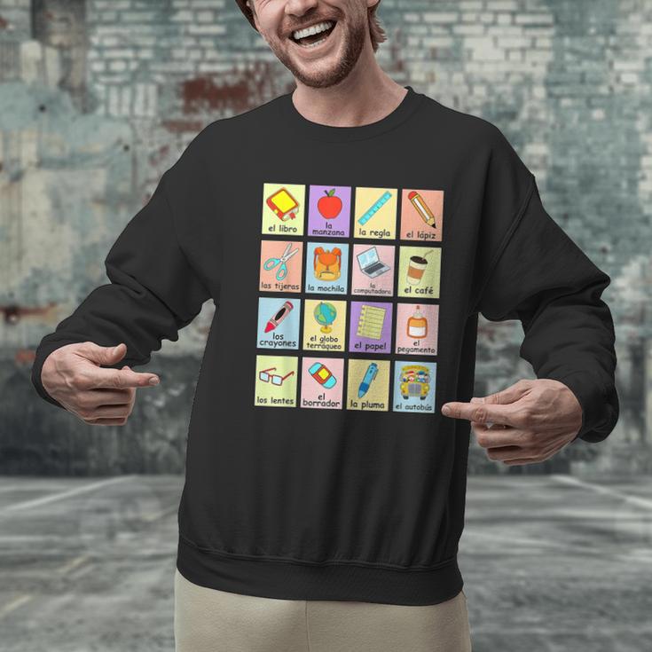 Dual Language Crew Bilingual Spanish Teacher Back To School For Men Women Men Graphic Sweatshirt, gift for family, gift for coworker Dual Language Crew Bilingual Spanish Teacher Back To School For Men Women Men Graphic Sweatshirt, gift for family, gift for coworker