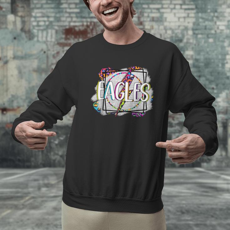Eagles Teacher School Sports Fan Team Spirit Men Graphic Sweatshirt, gift for family, gift for coworker
