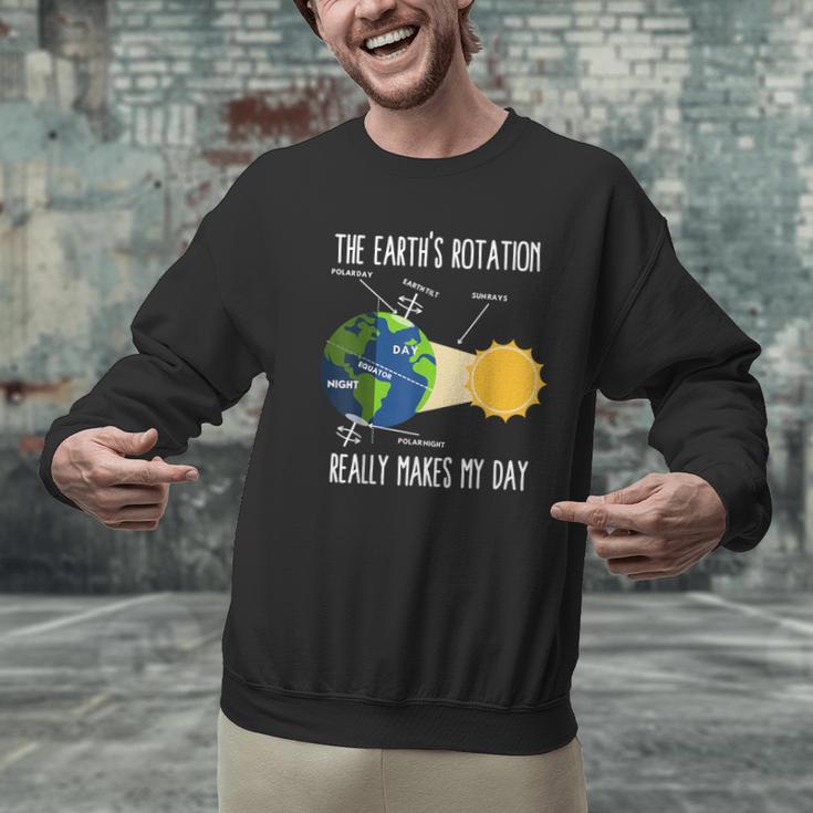 Earth Rotation Earth Day Science Teacher Kids Women Men Graphic Sweatshirt, Science Teacher Sweatshirts, gift for family, gift for coworker Earth Rotation Earth Day Science Teacher Kids Women Men Graphic Sweatshirt, Science Teacher Sweatshirts, gift for family, gift for coworker