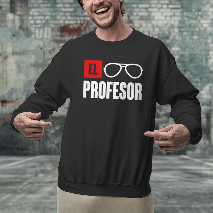 El Professor Money Costume Profesor Glasses Men Teacher Gift Men Graphic Sweatshirt, gift for family, gift for coworker El Professor Money Costume Profesor Glasses Men Teacher Gift Men Graphic Sweatshirt, gift for family, gift for coworker