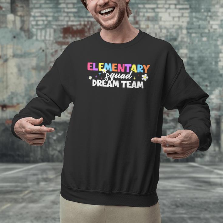 Elementary Squad Dream Team Teacher Student Back To School Men Graphic Sweatshirt, gift for family, gift for coworker Elementary Squad Dream Team Teacher Student Back To School Men Graphic Sweatshirt, gift for family, gift for coworker