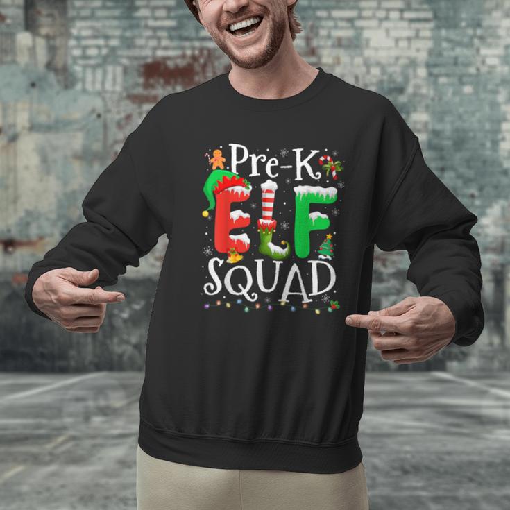 Elf Squad Pre-k Teacher Christmas Child Xmas Men Graphic Sweatshirt, gift for family, gift for coworker Elf Squad Pre-k Teacher Christmas Child Xmas Men Graphic Sweatshirt, gift for family, gift for coworker