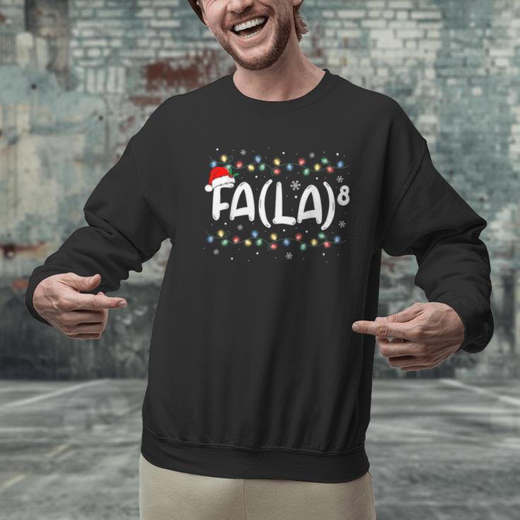 FA LA8 Christmas Santa Fa La Math Teacher Men Women Men Graphic Sweatshirt, gift for family, gift for coworker