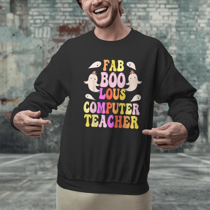 Faboolous COMPUTER TEACHER Costume This Is My Spooky Mom Dad Men Graphic Sweatshirt, gift for family, gift for coworker Faboolous COMPUTER TEACHER Costume This Is My Spooky Mom Dad Men Graphic Sweatshirt, gift for family, gift for coworker