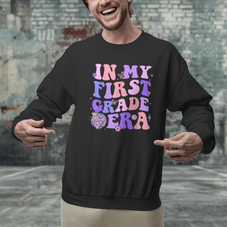 In My First Grade Era 1st Grade Girls Teacher Back To School Men Graphic Sweatshirt, First Grade Teacher Sweatshirts, gift for family, gift for coworker