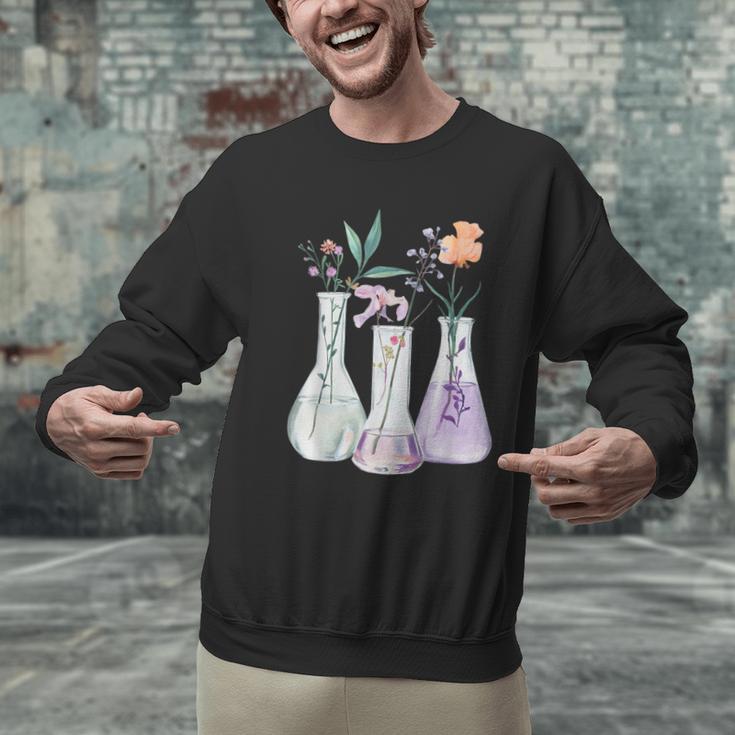Flowers Test Tube Chemistry Student Science Teacher Women Men Graphic Sweatshirt, Science Teacher Sweatshirts, gift for family, gift for coworker Flowers Test Tube Chemistry Student Science Teacher Women Men Graphic Sweatshirt, Science Teacher Sweatshirts, gift for family, gift for coworker