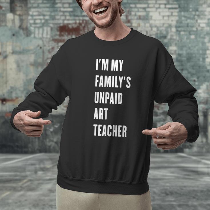 Funny Art Teacher Men Graphic Sweatshirt, gift for family, gift for coworker