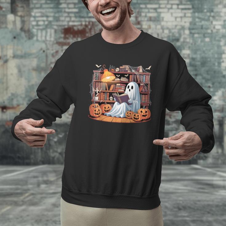 Ghost Book Reading Halloween Books Lover Teacher Men Graphic Sweatshirt, gift for family, gift for coworker Ghost Book Reading Halloween Books Lover Teacher Men Graphic Sweatshirt, gift for family, gift for coworker