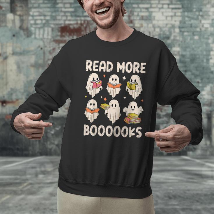 Groovy Halloween Ghost Read More Boooooks Librarian Teacher For Men Women Kids Men Graphic Sweatshirt, Groovy Teacher Sweatshirts, gift for family, gift for coworker Groovy Halloween Ghost Read More Boooooks Librarian Teacher For Men Women Kids Men Graphic Sweatshirt, Groovy Teacher Sweatshirts, gift for family, gift for coworker