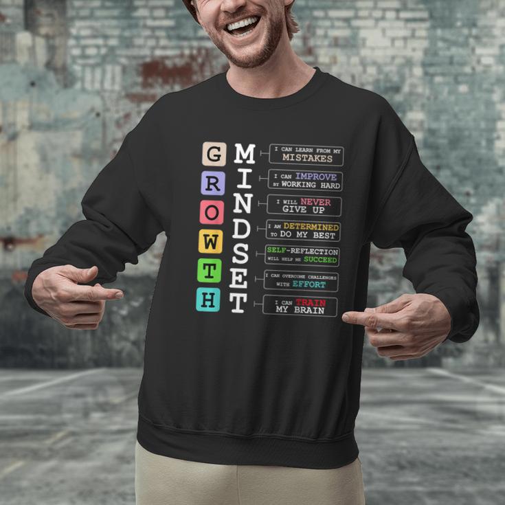 Growth Mindset Shirt Positive School Classroom Teacher Men Graphic Sweatshirt, gift for family, gift for coworker Growth Mindset Shirt Positive School Classroom Teacher Men Graphic Sweatshirt, gift for family, gift for coworker