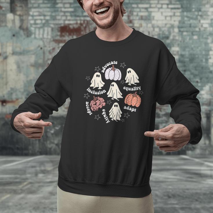 Halloween Advocate Heat Transfers Special Education Teacher Men Women Men Graphic Sweatshirt, gift for family, gift for coworker