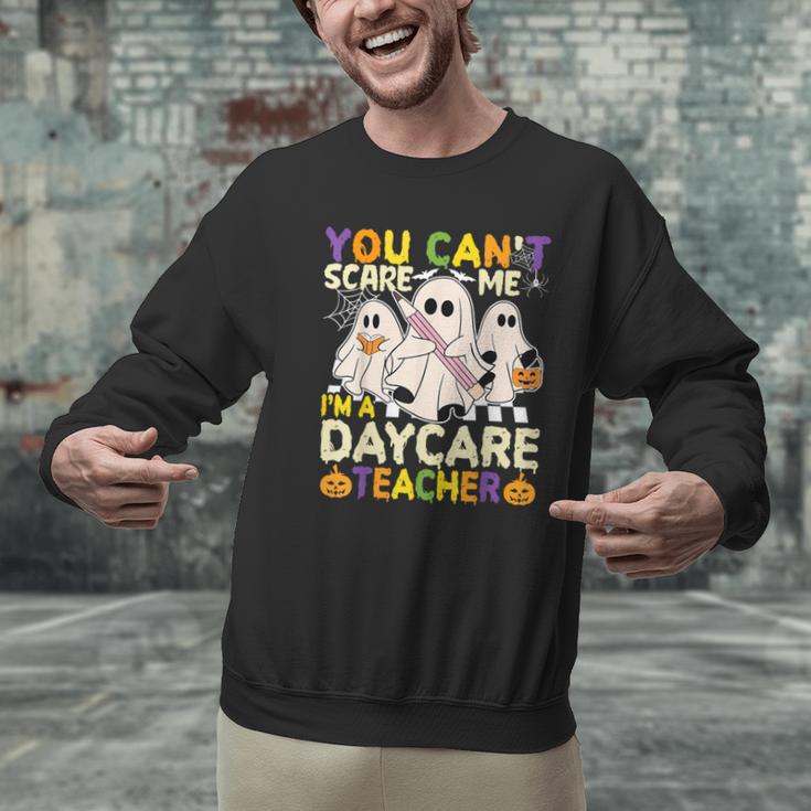 Halloween You Can't Scare Me I'm a Daycare Teacher Ghost Men Graphic Sweatshirt, gift for family, gift for coworker Halloween You Can't Scare Me I'm a Daycare Teacher Ghost Men Graphic Sweatshirt, gift for family, gift for coworker