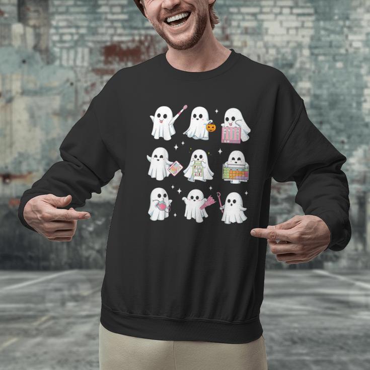 Halloween Ghost Speech Therapy SLP Fall Teacher Tee Men Graphic Sweatshirt, gift for family, gift for coworker Halloween Ghost Speech Therapy SLP Fall Teacher Tee Men Graphic Sweatshirt, gift for family, gift for coworker