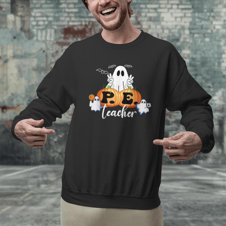 Halloween PE Teacher Ghosts Pumpkins Sports Lover Men Graphic Sweatshirt, Pe Teacher Sweatshirts, gift for family, gift for coworker Halloween PE Teacher Ghosts Pumpkins Sports Lover Men Graphic Sweatshirt, Pe Teacher Sweatshirts, gift for family, gift for coworker