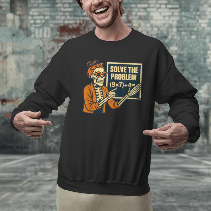 Halloween Teacher Six Seven Meme 6 7 Skeleton Spooky Costume Men Graphic Sweatshirt, gift for family, gift for coworker Halloween Teacher Six Seven Meme 6 7 Skeleton Spooky Costume Men Graphic Sweatshirt, gift for family, gift for coworker