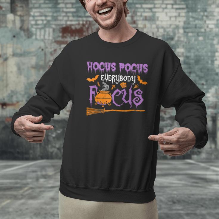 Halloween Teacher Or Student Hocus Pocus Everybody Focus For Men Women Kids Men Graphic Sweatshirt, gift for family, gift for coworker Halloween Teacher Or Student Hocus Pocus Everybody Focus For Men Women Kids Men Graphic Sweatshirt, gift for family, gift for coworker